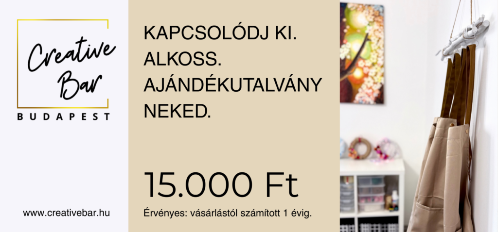 Ajándékutalvány kreatív program