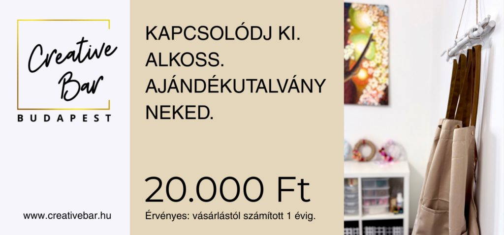 Ajándékutalvány kreatív program